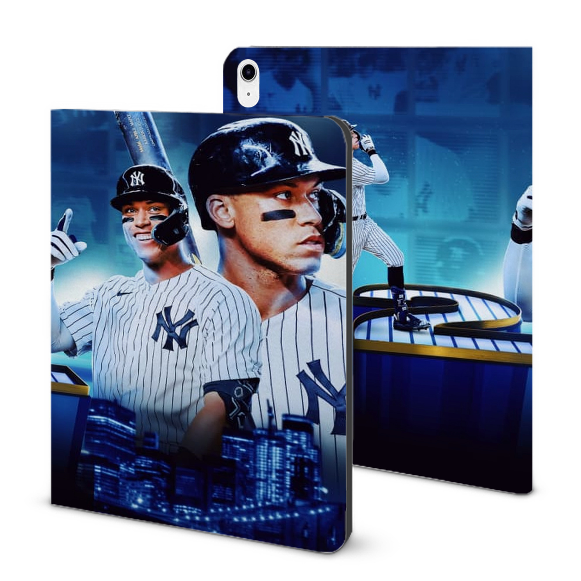 aaron judge 62nd home run IPad Case Without Pencil Slot – Book-Style Cover With PU Leather & TPU – Slim, Durable, Scratch-Resistant, Full Protection & Easy Access
